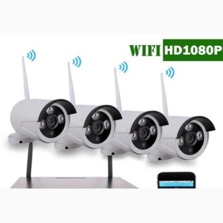 1TB Storage and Tuya App 4 Channel Wireless Camera Combo Kit