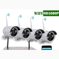 1TB Storage and Tuya App 4 Channel Wireless Camera Combo Kit