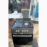 Maxi Gas Cooker 60X60 4 Burner Oven Basic Black Grey