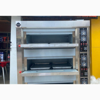 3 Deck 6 Trays Commercial Oven