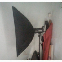 Godox Studio Light with Umbrella and Speedlite - Used