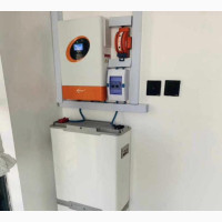 15kwh Bule Carbon Lithium Ion Battery and 7.5kva Inverter