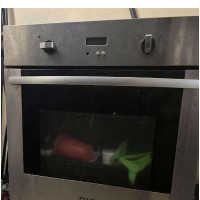 Prestige 56L Electric And Gas Oven - Silver, Used