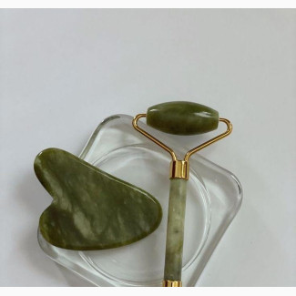 Jade Roller and Gua Sha Set