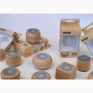 Wooden Portable Bluetooth Speaker - Brand New