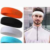 Elastic Headbands for Basketball/Gym/Hair Sweat Band Stretch