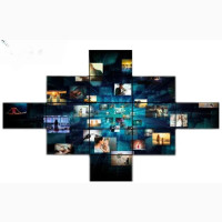 8K Video Wall Controller Rotary Stitching Processor