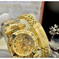Wristwatch and Bracelet for Men’S