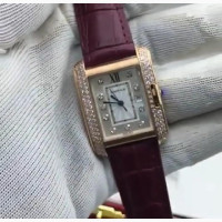 Cartier Female Leather Watch - Top Quality