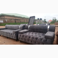 Home Interiors 7 Seaters Living Room Fabric Sofa Chair