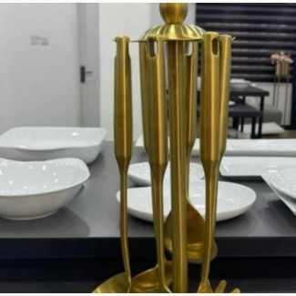 Gold Cooking Spoon Set