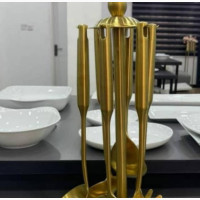 Gold Cooking Spoon Set