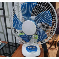 Table Top Rechargeable Fan With Bulb