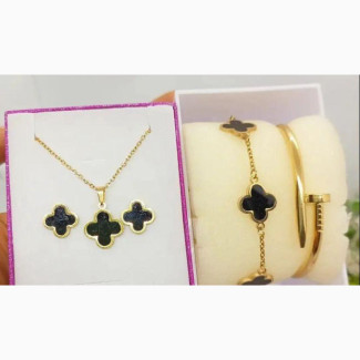 Original Vca Set(Necklace, Earrings, Ring, Bracelet