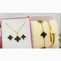 Original Vca Set(Necklace, Earrings, Ring, Bracelet