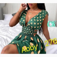 Stylish Ladies Polka Dot Gowns - Perfect for Any Occasion