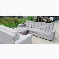 L Sofa With Block Handle