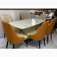 Dining Table With 6 Chairs for Living Room