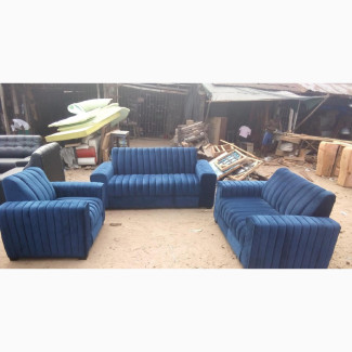 Luxurious 7 Seater Living Room Leather Made Sofa Chair