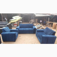 Luxurious 7 Seater Living Room Leather Made Sofa Chair