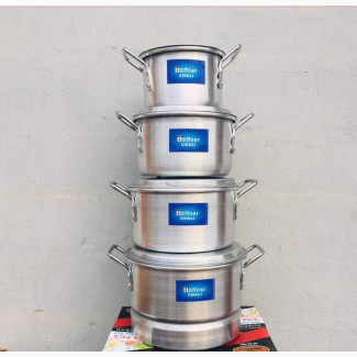 Pot With Steamer - Brand New Aluminum Stock Pot