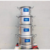 Pot With Steamer - Brand New Aluminum Stock Pot