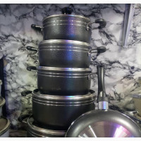 Pot With Steamer - Brand New Aluminum Stock Pot