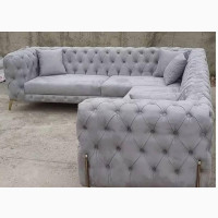 U-Shaped Chesterfield Sofa Can Cme in Colors of Your Choice