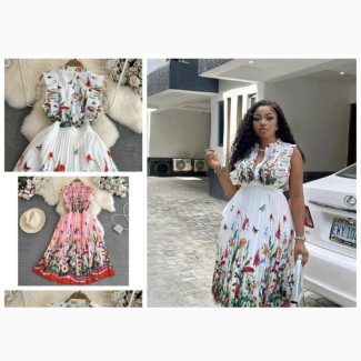 New Quality Short Flower Gown