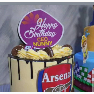 Arsenal Club Birthday Cake