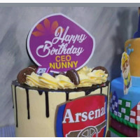 Arsenal Club Birthday Cake