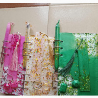 Resin Jotter, Refillable Pen, Key Holder, Book Mark