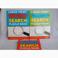 12 Pieces Large Print Word Search Puzzle Books for Children
