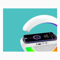 3 In1bluetooth Speaker With Wireless Charger/Led L