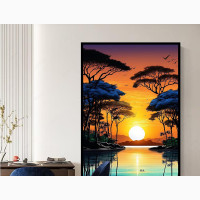 HD Realistic Nature Oil Painting Wall Arts