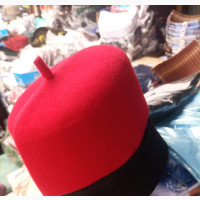 Traditional Igbo Red Cap for Chiefs