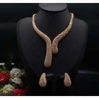 Stunning Zircon Costume Jewelry Set