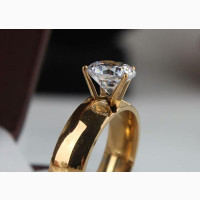 3pcs Non-tarnish Quality Steel Wedding/Engagement Ring