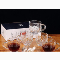 6pcs Glass Cups {Zb201}
