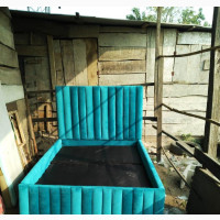 4.5 by 6 Inches Blue Bedframe