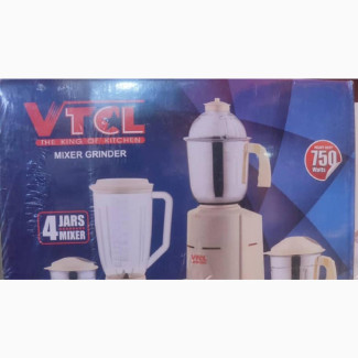 VTCL Mixer Grinder With 4 Mixer Jars 750W