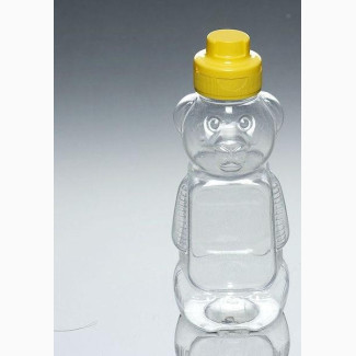 Plastic Bottles Bear Shape For Honey, Juice, Cream, Soap Etc