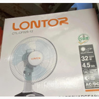 Lontor Rechargeable Table Fan 12 Inches
