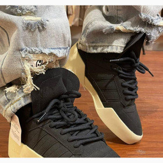 Luxury Fear of God X Adidas High Black Cream Sole