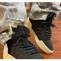 Luxury Fear of God X Adidas High Black Cream Sole