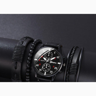 Elegant Wrist Watch Set with Handbead - Timeless and Sophisticated