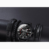Elegant Wrist Watch Set with Handbead - Timeless and Sophisticated