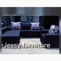 Set of L-Shaped Sofa With One Single
