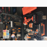 Professional Tools Set With Cordless Drill