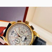 Nice PATEK PHILIPPE Geneva Automatic Leather Strap